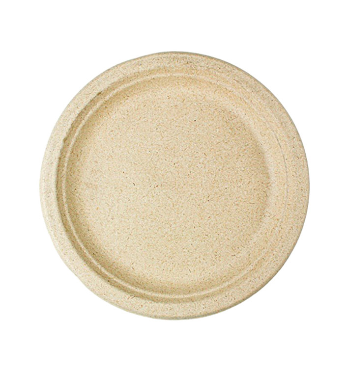 Wheat Straw Plate Natural Ø23 cm (800 Units) Wheat Straw Plate Natural Ø23 cm (800 Units)