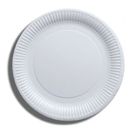 Paper Plate Biodegradable White 23 cm (100 Units) 