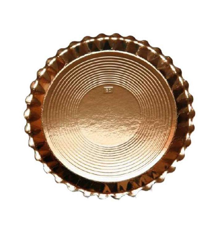 Paper Plate Round Shape Gold "Venus" 28cm (50 Units) Paper Plate Round Shape Gold "Venus" 28cm (50 Units)