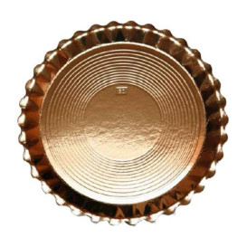 Paper Plate Round Shape Gold "Venus" 30cm (50 Units) 