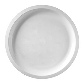 Plastic Plate White "Round" PP Ø29 cm (25 Units) 