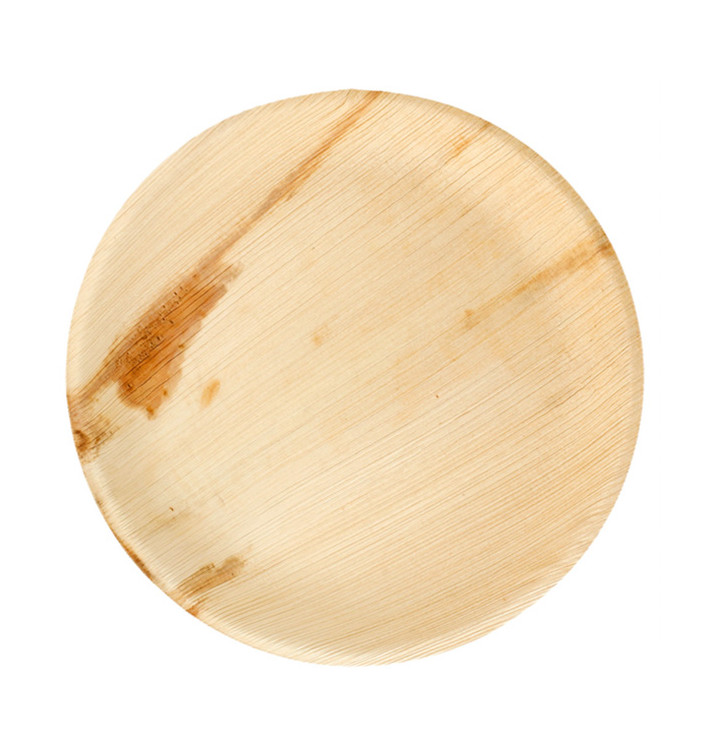 Palm Leaf Plate Round Shape 23 cm (25 Units) Palm Leaf Plate Round Shape 23 cm (25 Units)