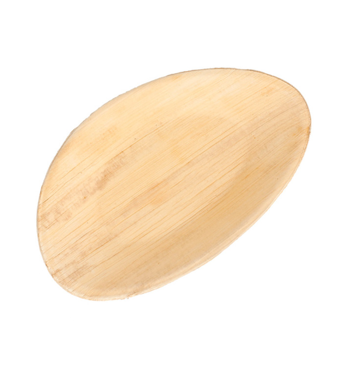 Palm Leaf Tray Oval Shape 26x16x2,5cm (25 Units) Palm Leaf Tray Oval Shape 26x16x2,5cm (25 Units)