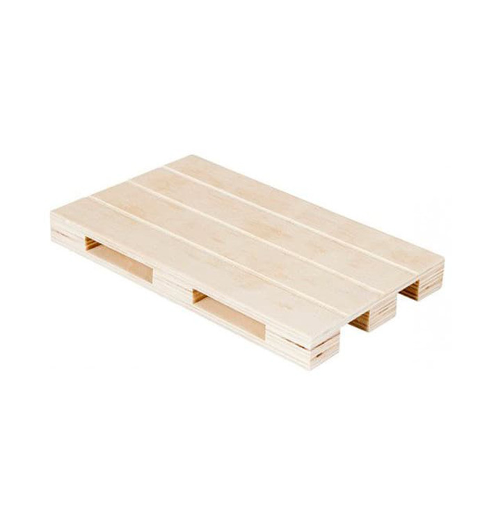Wooden Mini Pallet Serving Platter 30x20x2cm (1 Unit) Wooden Mini Pallet Serving Platter 30x20x2cm (1 Unit)