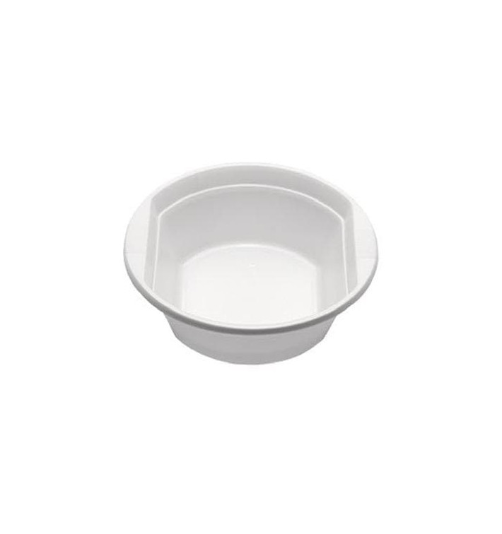 Plastic Bowl PS White 630ml Ø16cm (100 Units) Plastic Bowl PS White 630ml Ø16cm (100 Units)