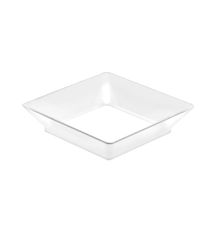Tasting Plastic Plate PS "Small size" White 45 ml (25 Units) Tasting Plastic Plate PS "Small size" White 45 ml (25 Units)