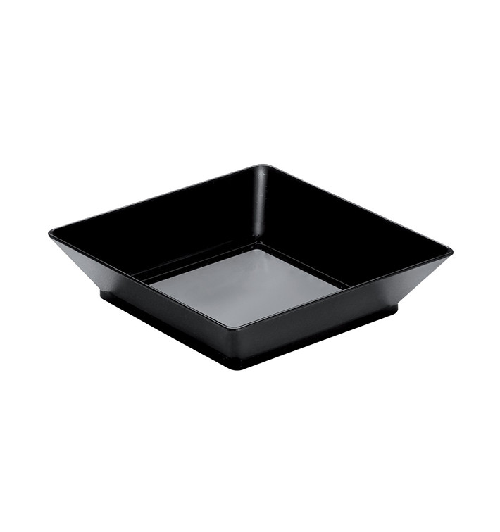 Tasting Plastic Plate PS "Small size" Black 45 ml (25 Units) Tasting Plastic Plate PS "Small size" Black 45 ml (25 Units)