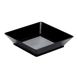 Tasting Plastic Plate PS "Small size" Black 45 ml (750 Units)