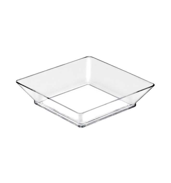Tasting Plastic Plate PS "Small size" Clear 45 ml (750 Units) Tasting Plastic Plate PS "Small size" Clear 45 ml (750 Units)