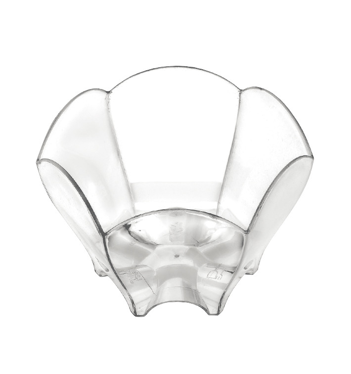 Tasting Plastic Bowl PS "Tulip" Clear 70 ml (500 Units) Tasting Plastic Bowl PS "Tulip" Clear 70 ml (500 Units)