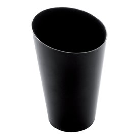 Plastic Tasting Cup PS Cone Shape High Black 70 ml (500 Units)