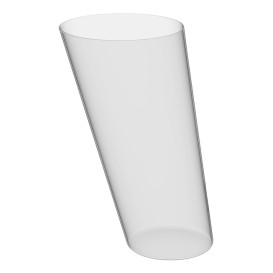 Plastic Serving Cone PS Clear 75 ml (120 Units)