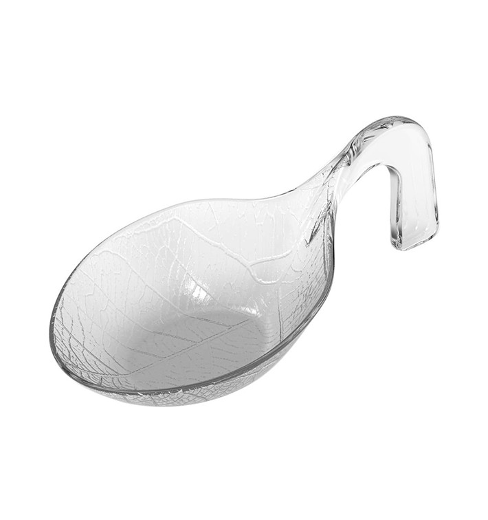 Tasting Spoon PS Crystal "Clorofilla" Clear 9,6cm (600 Units) Tasting Spoon PS Crystal "Clorofilla" Clear 9,6cm (600 Units)
