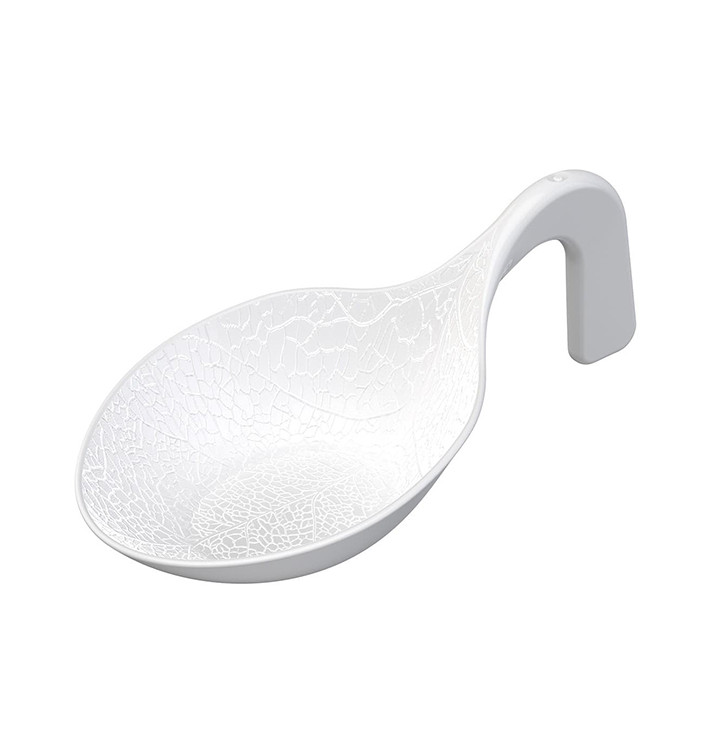 Tasting Spoon PS Crystal "Clorofilla" White 9,cm (30 Units) Tasting Spoon PS Crystal "Clorofilla" White 9,cm (30 Units)
