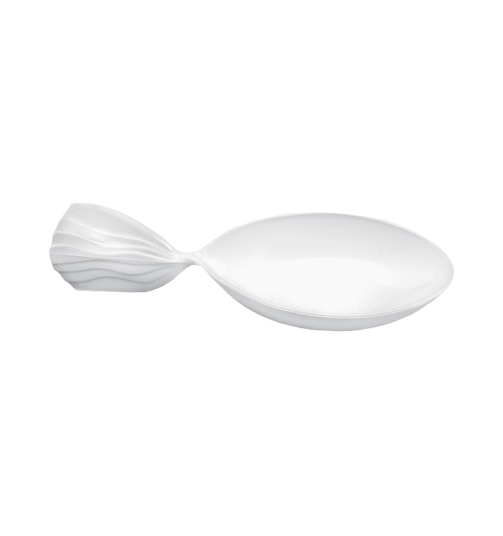 Tasting Spoon PS "Fish" White 12 cm (600 Units) Tasting Spoon PS "Fish" White 12 cm (600 Units)