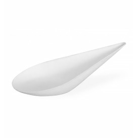 Sugarcane Tasting Spoon White 10x5,2cm (30 Units) 