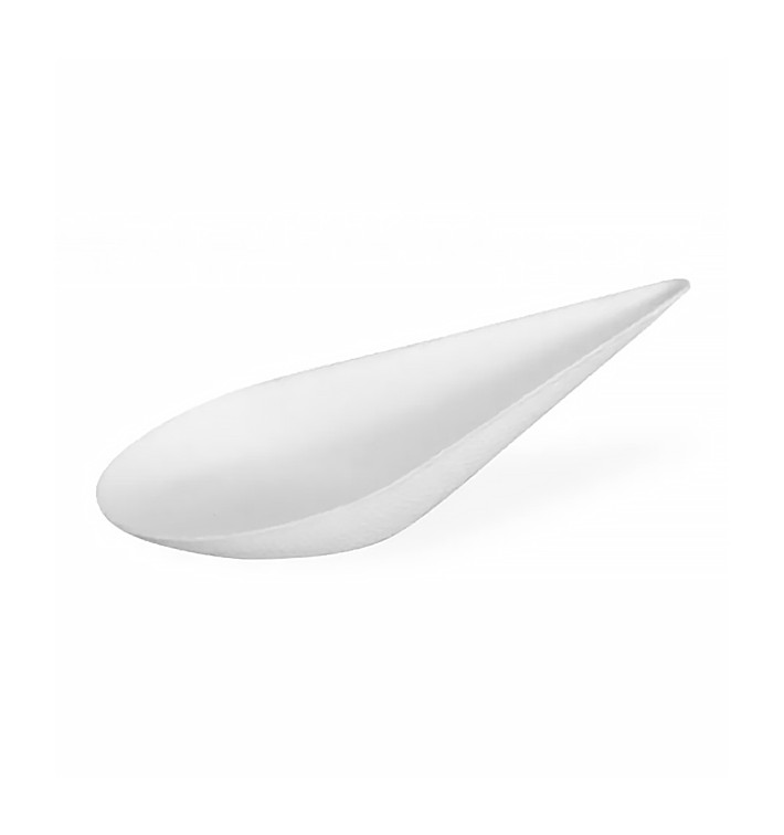 Sugarcane Tasting Spoon White 10x5,2cm (30 Units) 