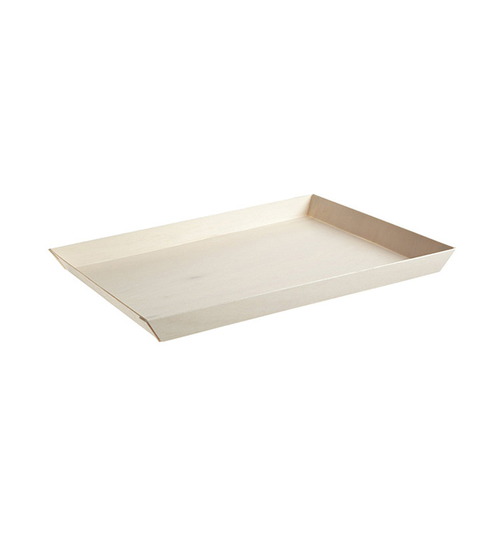 Wooden Tray 38x27,4x3cm 2400ml (1 Unit) Wooden Tray 38x27,4x3cm 2400ml (1 Unit)