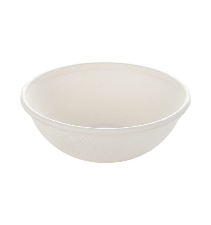 Sugarcane Mini Bowl Round Shape White 8x5cm (50 Units) Sugarcane Mini Bowl Round Shape White 8x5cm (50 Units)