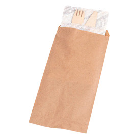 Paper Cutlery Envelopes Kraft 9x24cm (1000 Units)