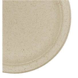 Wheat Straw Plate Natural Ø18 cm (800 Units)