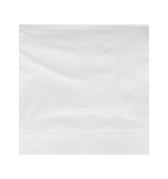 Paper Napkin Edging White 25x25cm 2C (3400 Units) Paper Napkin Edging White 25x25cm 2C (3400 Units)
