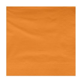 Paper Napkin Edging Orange 2 Layers 30x30cm (4500 Units)