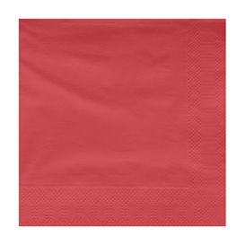 Paper Napkin Edging Red 2 Layers 30x30cm (4500 Units)