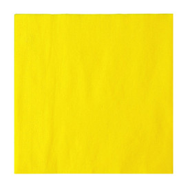 Paper Napkin Double Point Yellow 2C 33x33cm (50 Units) 