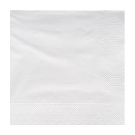 Paper Napkin Edging White 40x40cm 2C (2400 Units)