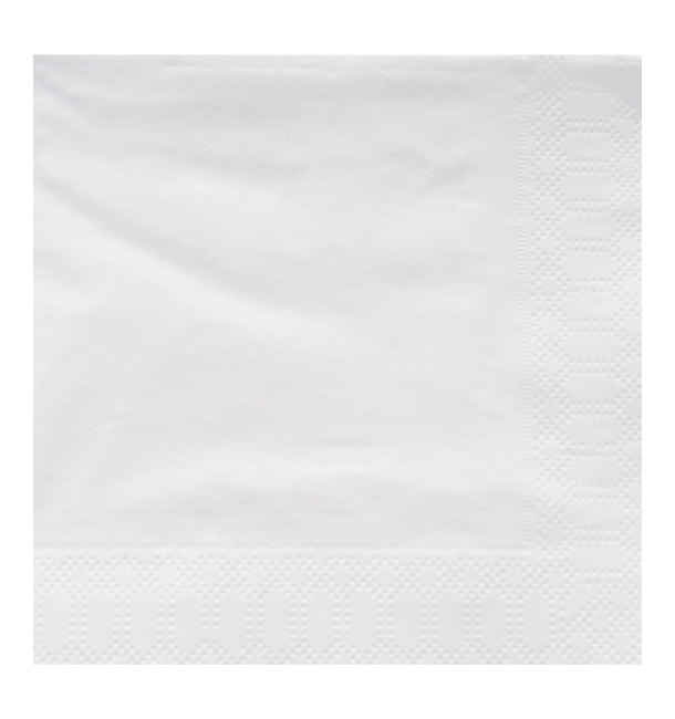 Paper Napkin Edging White 40x40cm 3C (50 Units)