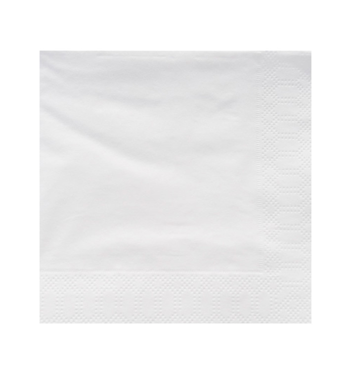 Paper Napkin Edging White 40x40cm 3C (50 Units)