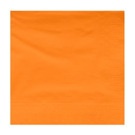 Paper Napkin Edging Orange 40x40cm (1200 Units)