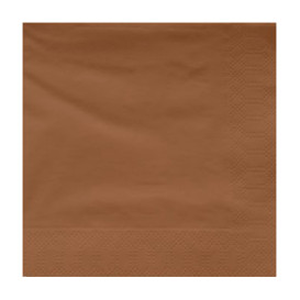 Paper Napkin Edging Brown 40x40cm (1200 Units)