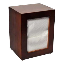 Napkin Wooden Dispenser 17x17cm  (1 Unit)