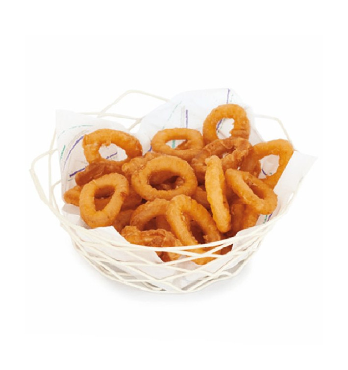 Basket Containers Steel Round Shape Cream Ø20x5cm (1 Unit) Basket Containers Steel Round Shape Cream Ø20x5cm (1 Unit)