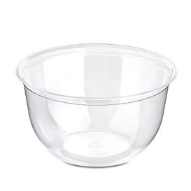 Plastic Cup PS Crystal Dessert or Ice Cream 230ml Ø9,4cm (50 Units)