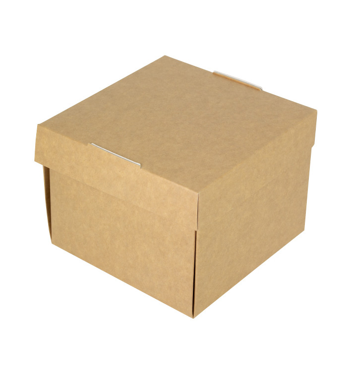 Gourmet Burger Box Kraft 13x13x10cm (150 Units) Gourmet Burger Box Kraft 13x13x10cm (150 Units)
