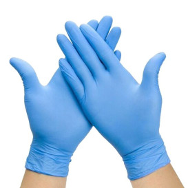 Nitrile Gloves Blue Size L AQL 1.5 (100 Units)