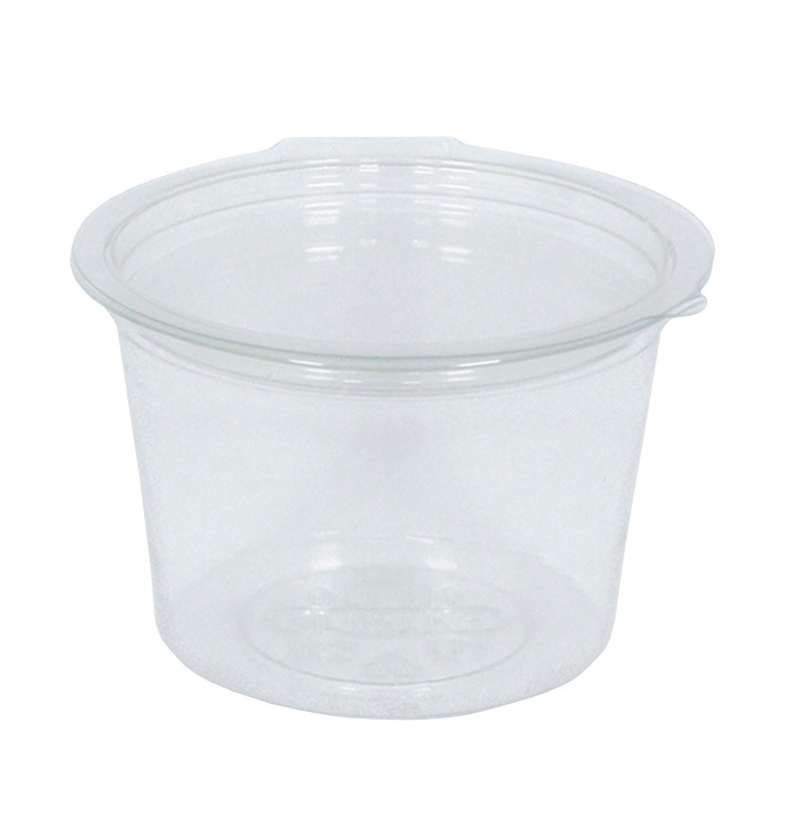 Plastic Container APET Round shape Transparente 100ml Ø7cm (45 Units) Plastic Container APET Round shape Transparente 100ml Ø7cm (45 Units)