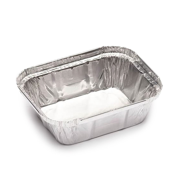 Foil Pan 250ml 12,8x10x3,2cm (2000 Units) Foil Pan 250ml 12,8x10x3,2cm (2000 Units)