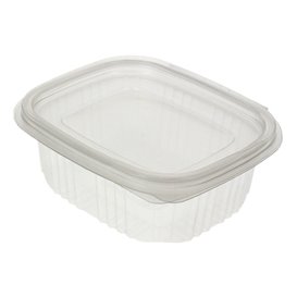 Plastic Hinged Deli Container Microwavable PP 250ml (1000 Units)