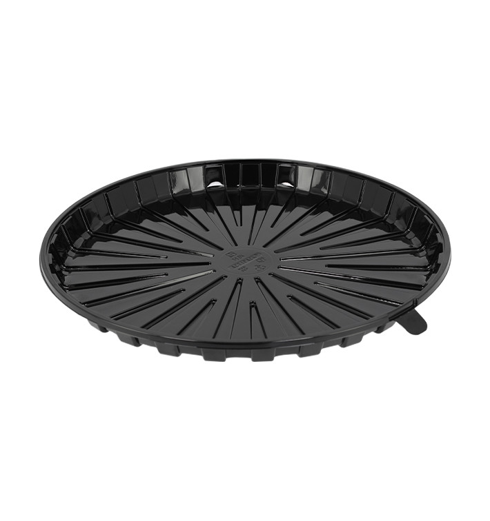 Cake Container APET Black Ø31cm (90 Units) Cake Container APET Black Ø31cm (90 Units)
