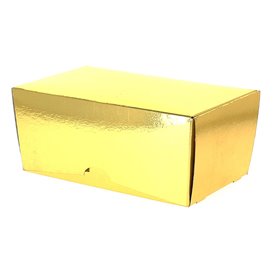 Paper Bakery Box Gold 19x11x8,5cm 1000g (500 Units)