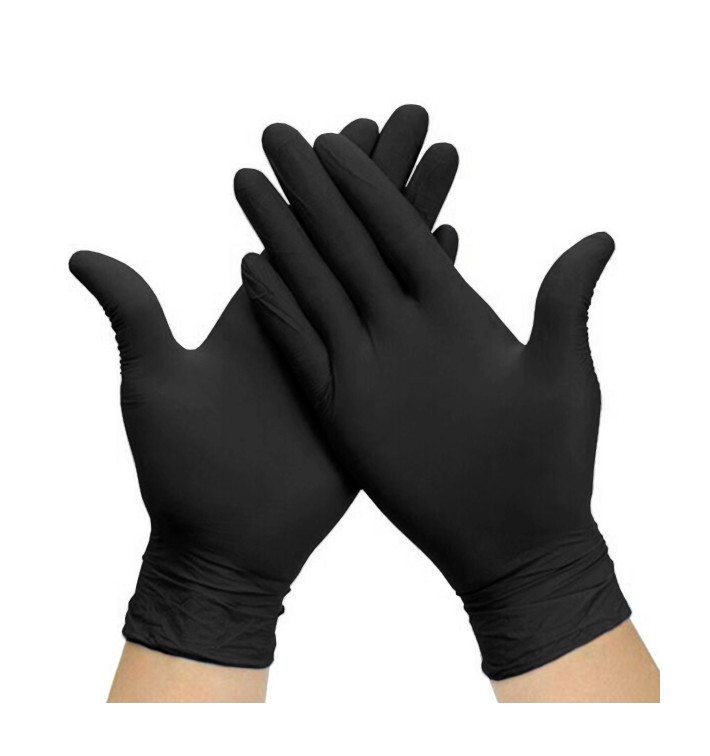 Gants Nitrile Noir Naturex Derm Black - Haute Qualité : AQL 0,65