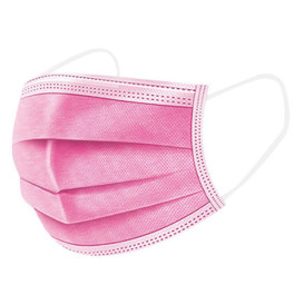 Disposable Surgical Mask Triple Layer Type I Pink (50 Units)