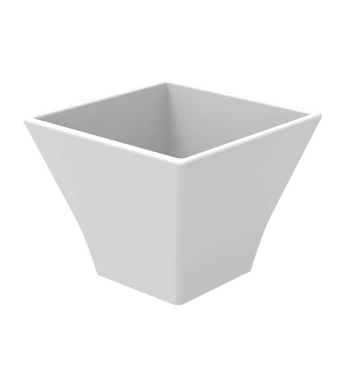 Tasting Plastic Bowl Durable SAN "Pagoda" White 88ml (6 Units) Tasting Plastic Bowl Durable SAN "Pagoda" White 88ml (6 Units)
