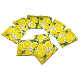 Lemon Refreshing Wipes "Lemons" motif (100 Units)