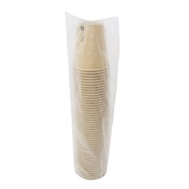 Paper Cup 9 Oz/280ml Kraft-Kraft Ø8,1cm (50 Units) 