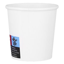 Paper Cup White ECO 4Oz/120ml Ø6,2cm (100 Units)